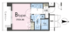 ガレリア東新宿 303 間取り図