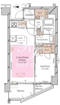 ブランシエスタ糀谷 301 間取り図