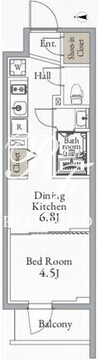 グランカーサ町屋 506 間取り図