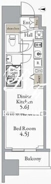グランカーサ町屋 507 間取り図