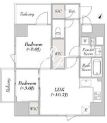 ルミーク三軒茶屋 503 間取り図