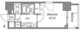 ステーションフロント両国 401 間取り図