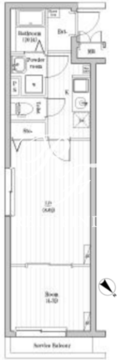 雑司ヶ谷プレイス 304 間取り図