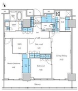 パークアクシス滝野川ラブリーズ 1503 間取り図
