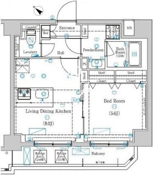ラフィスタときわ台 207 間取り図