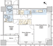 レジディアタワー上池袋 TW-1310 間取り図