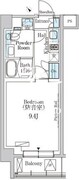パークアクシス板橋ミューズ 205 間取り図