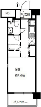 ニューシティアパートメンツ亀戸 511 間取り図
