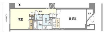 スタイリオ池尻大橋 503 間取り図