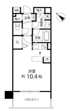 グレイスコート志村三丁目 208 間取り図