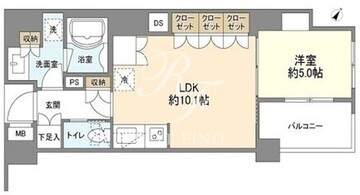 コスモリード市ヶ谷払方町 206 間取り図
