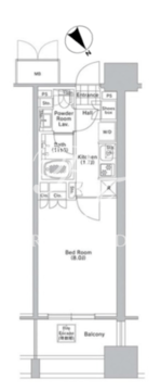 コンフォリア渋谷ウエスト 306 間取り図