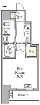 アジールコート三宿テラス 402 間取り図