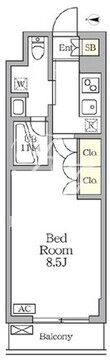 アジールコート三宿テラス 303 間取り図
