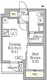 アジールコート三宿テラス 213 間取り図