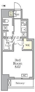 アジールコート三宿テラス 204 間取り図