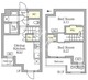 アジールコート三宿テラス 107 間取り図