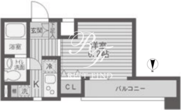 レジディア両国 604 間取り図