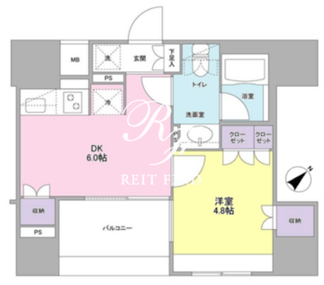 コンフォリア池袋DEUX 904 間取り図