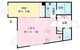 クールブラン八幡山 201 間取り図