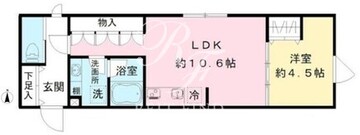 クールブラン八幡山 204 間取り図