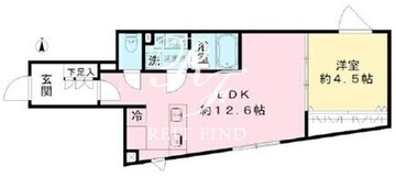 クールブラン八幡山 302 間取り図