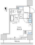 ベルファース芝浦タワー 1101 間取り図