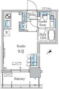 パークアクシス押上テラス 302 間取り図