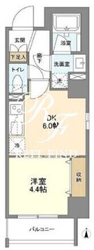 ウェルスクエア錦糸町サウス 501 間取り図