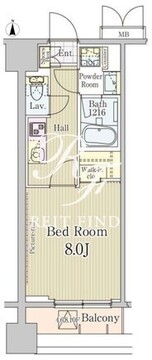 ロングアイランド恵比寿 602 間取り図