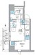 ルフォンプログレ上野御徒町 601 間取り図