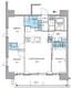 ルフォンプログレ上野御徒町 1402 間取り図
