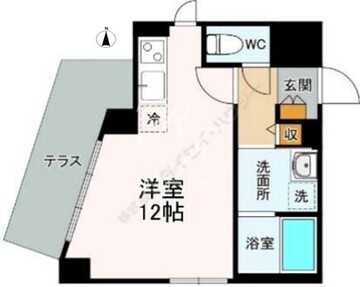 Ｔｈｅ　Ｏｒｃｈｉｄ　Ｍａｎｏｒ２ 105 間取り図