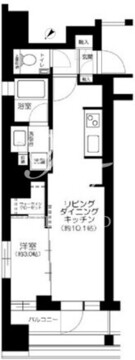 ピアース銀座レジデンス 403 間取り図