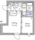 アトリオフラッツ湯島 201 間取り図
