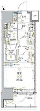 KDXレジデンス池袋ウエスト 1205 間取り図