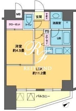 カスタリア北上野 1007 間取り図