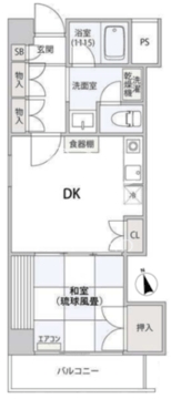コンフォート文京小石川 101 間取り図
