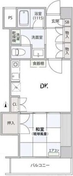 コンフォート文京小石川 208 間取り図