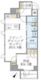 ジオエント駒込 401 間取り図