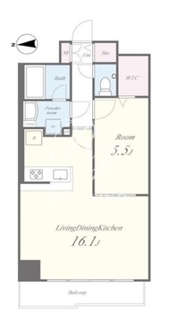 エヌレジデンス住吉 702 間取り図