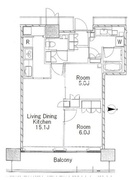 ザ・パークハウス晴海タワーズティアロレジデンス 1913 間取り図