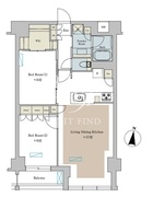 ブリリアイスト池尻大橋 610 間取り図