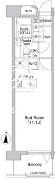 プライムアーバン学芸大学パークフロント 201 間取り図