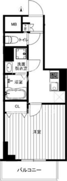 パレスシンシア江東橋 1103 間取り図