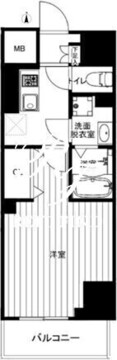 パレスシンシア江東橋 602 間取り図