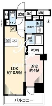 プレール・ドゥーク亀戸6 602 間取り図
