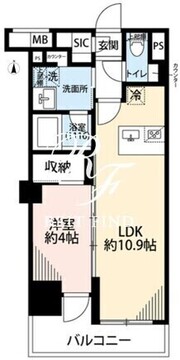 プレール・ドゥーク亀戸6 503 間取り図