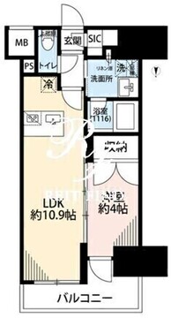 プレール・ドゥーク亀戸6 906 間取り図