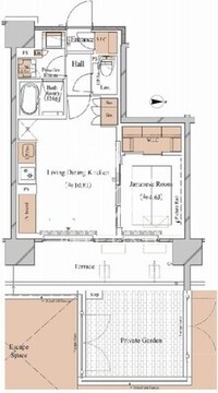 ブランシエスタ木場 101 間取り図